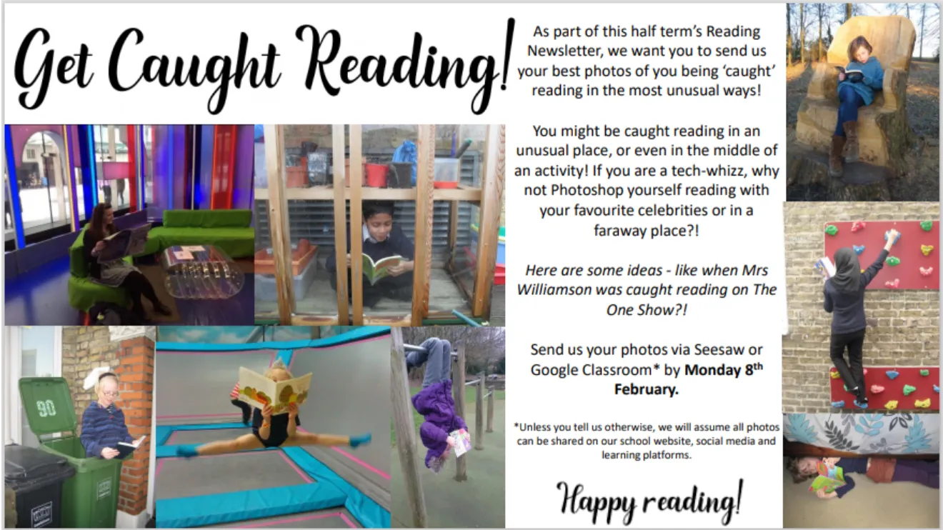 May newsletter idea: Get Caught Reading Month