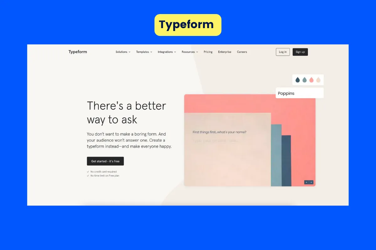 Best lead generation tool - Typeform