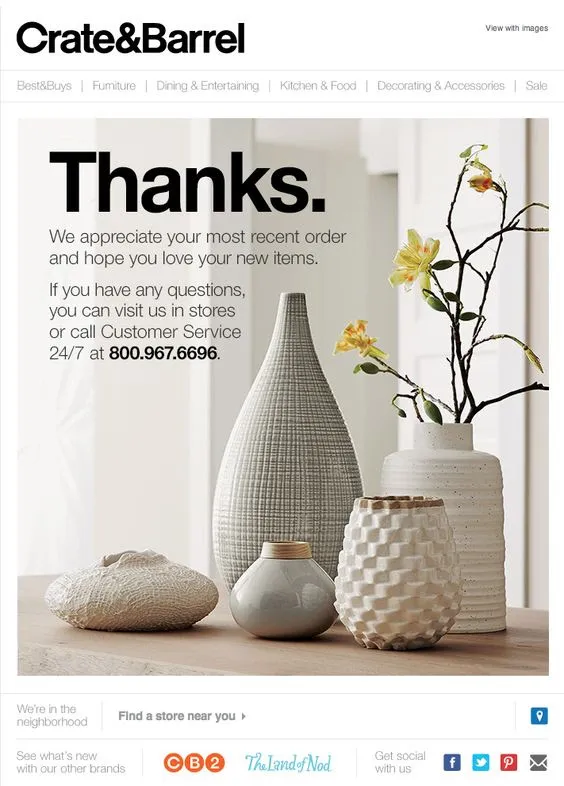 crate and barrel email