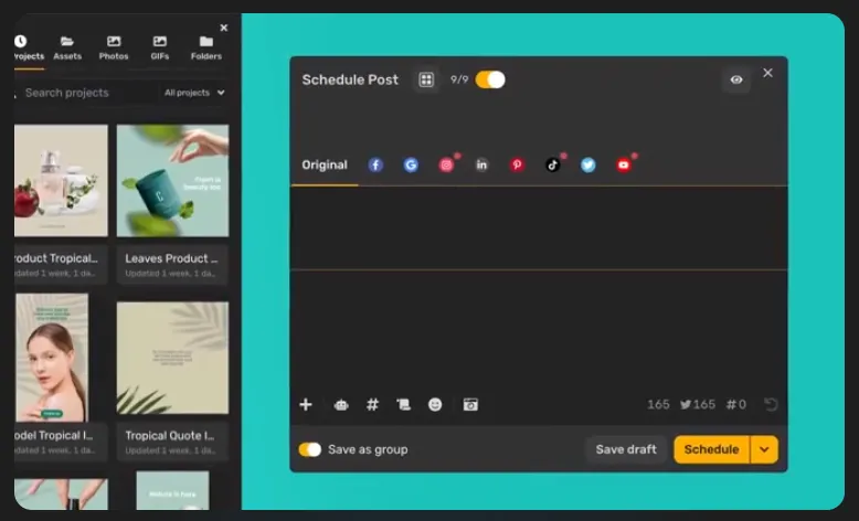 A social media scheduler.