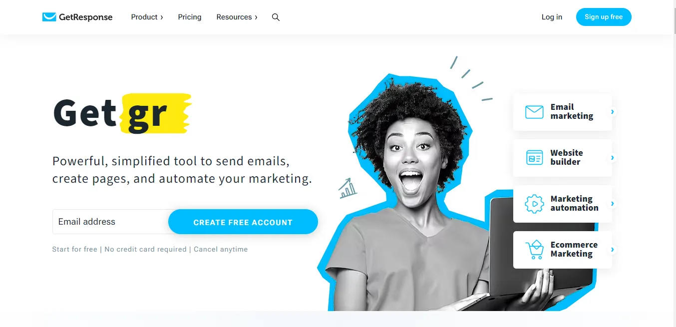 Best Mailchimp Alternative: Get Response