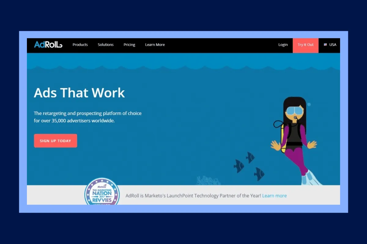 Make ads work with Adroll