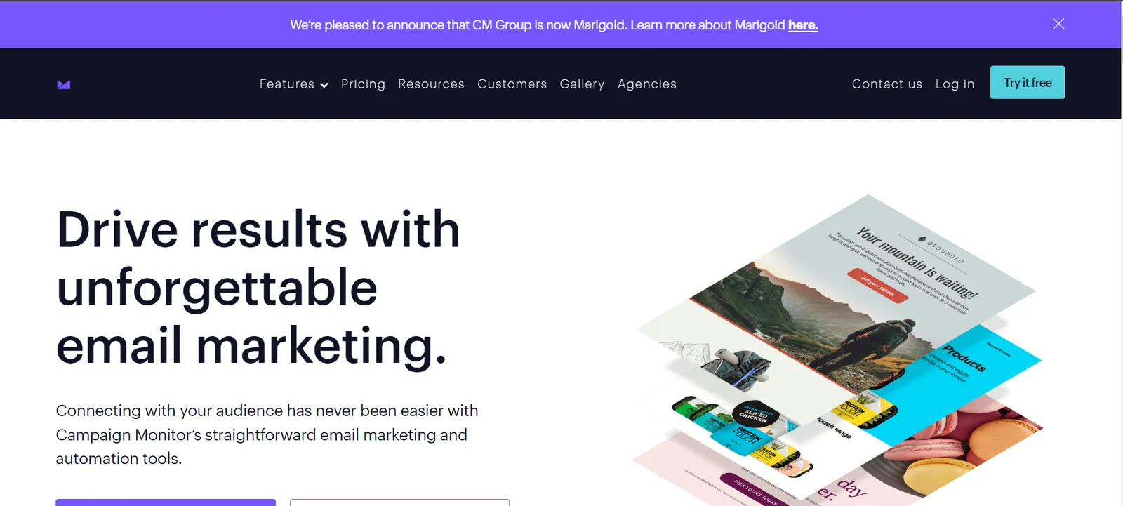 Best email newsletter software: Campaign Monitor