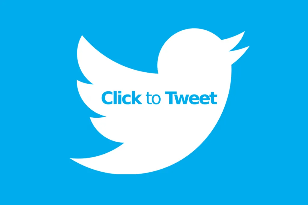 click to tweet logo