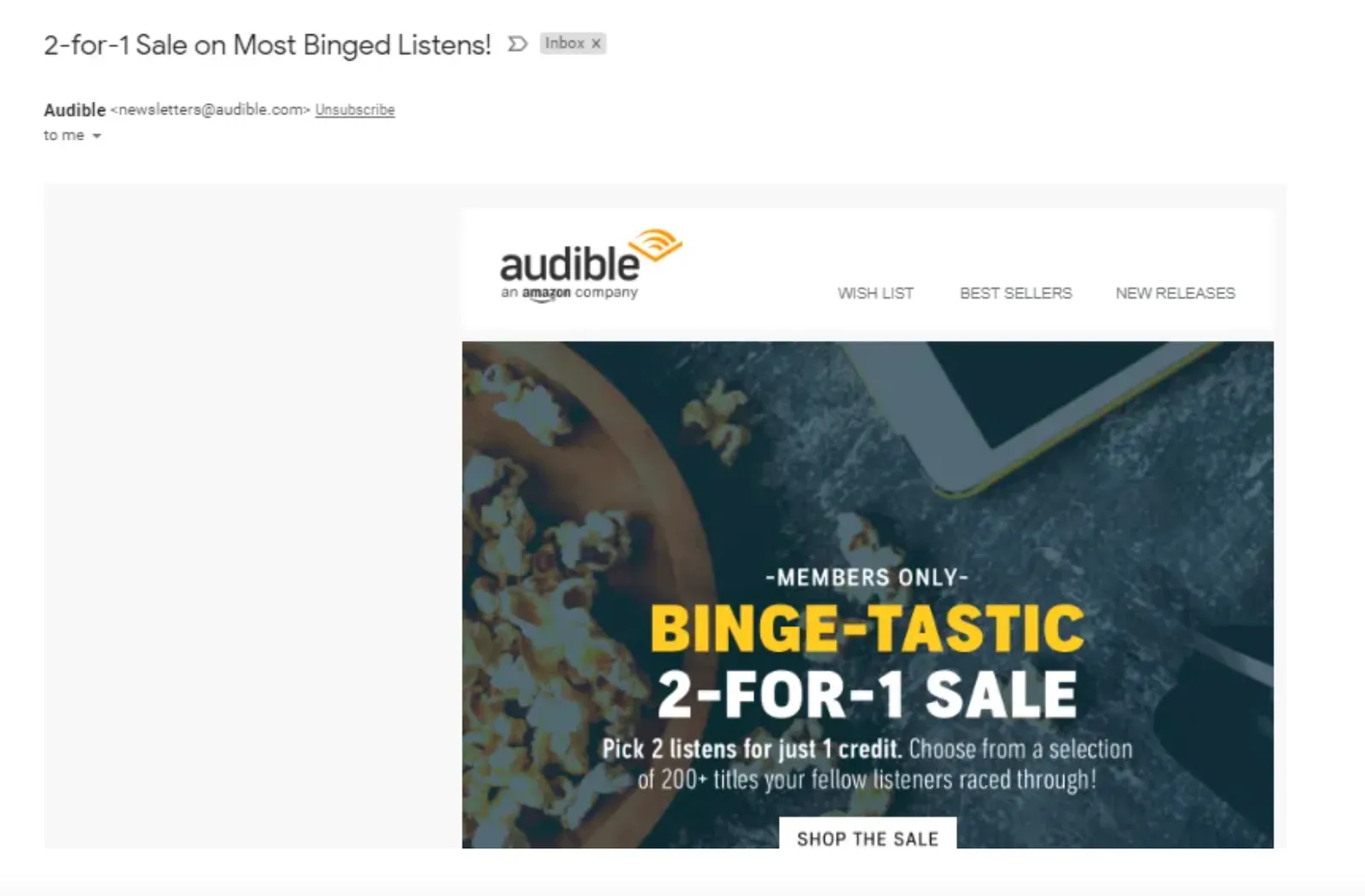 Audible Flash Sale