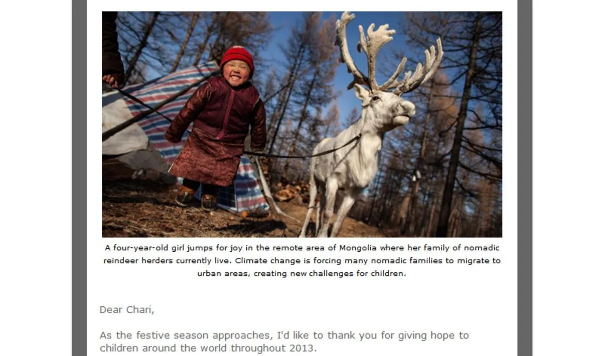 newsletter screenshot