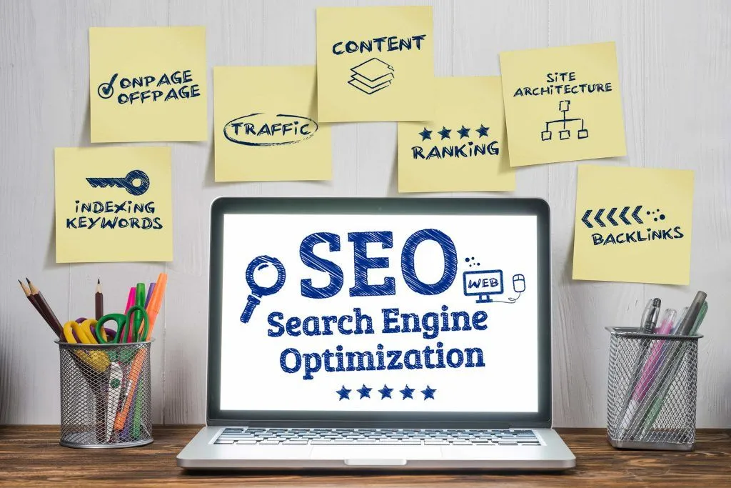 image showing components of SEO