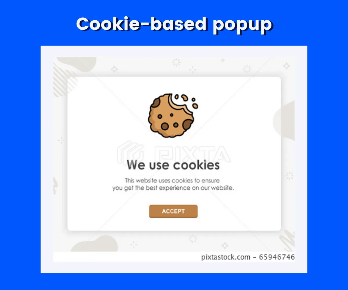 cookie-based popup