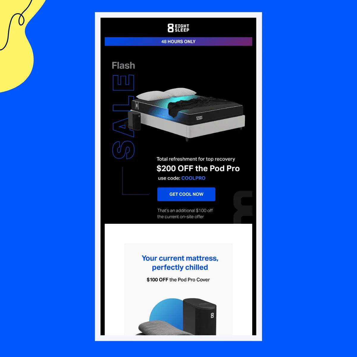 Flash Sale Examples: Eight Sleep