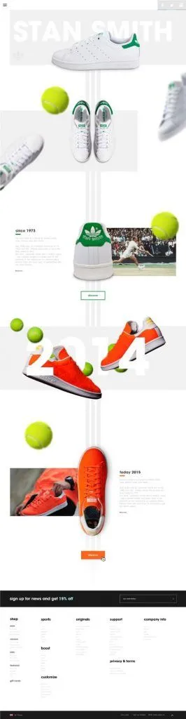 adidas product email
