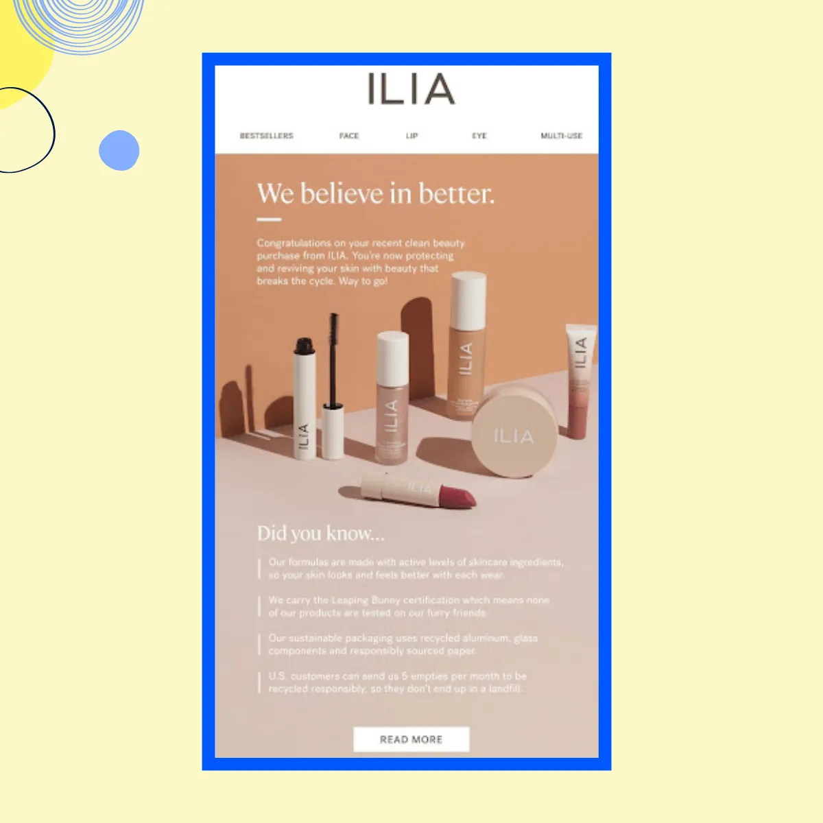 Demographic segmentation example: ILIA