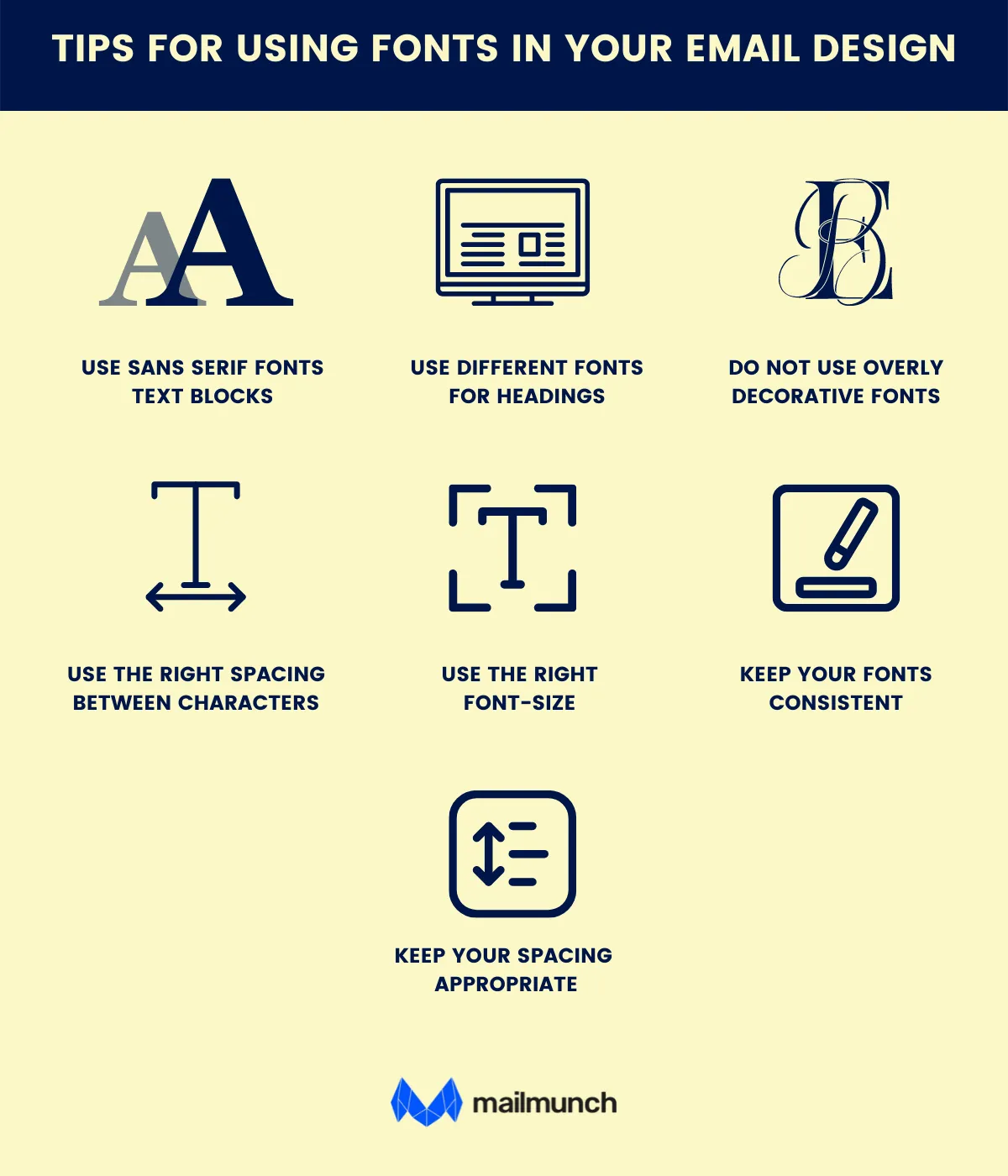 tips for using fonts in your email