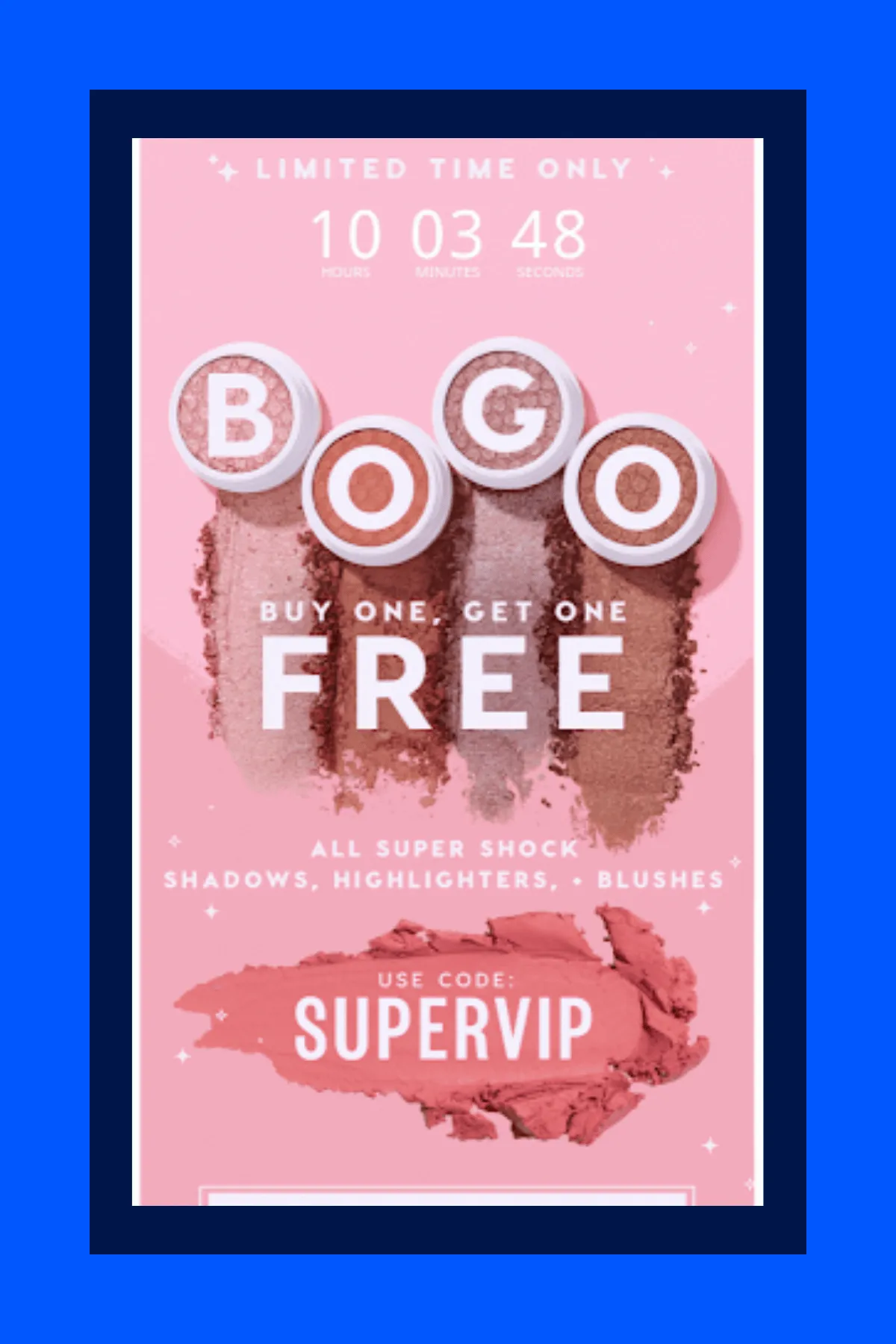 Colourpop promotional email