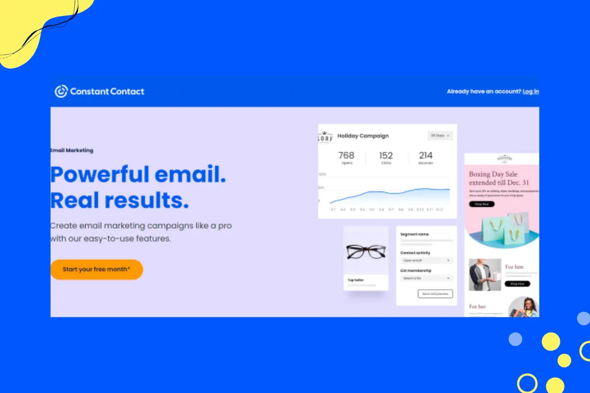 Best email cadence tools - Constant Contact