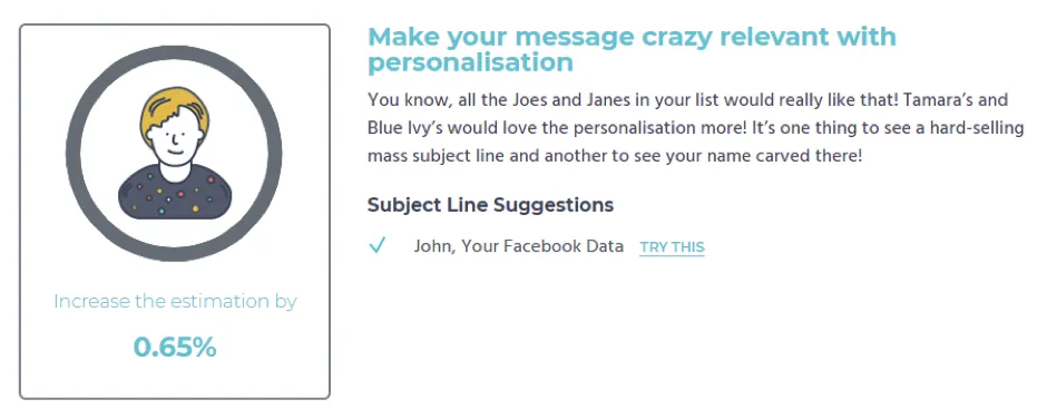 email personalisation