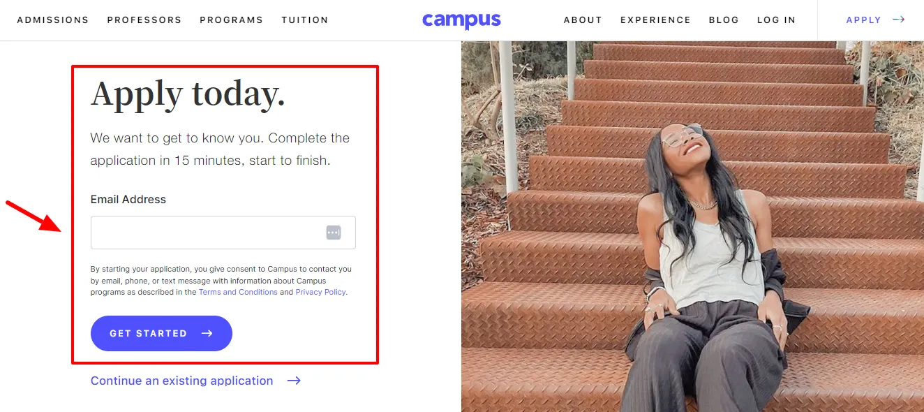 An opt-in form.