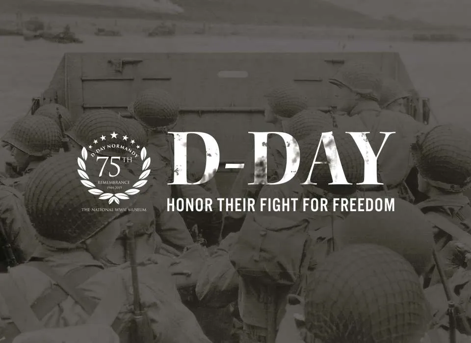 June newsletter ideas example: D-Day Anniversary