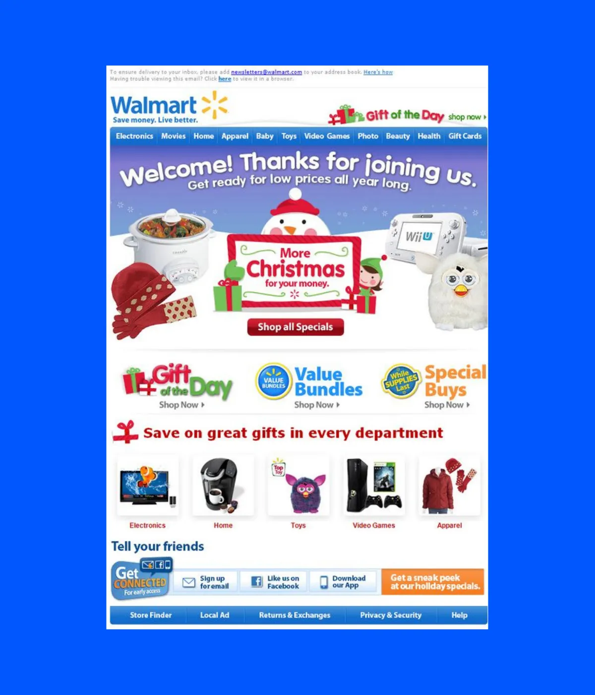 Walmart offer email