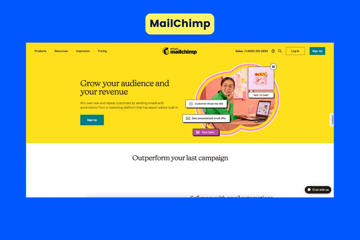 Best lead generation tool - MailChimp