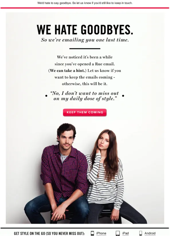 Example of eCommerce personalization example