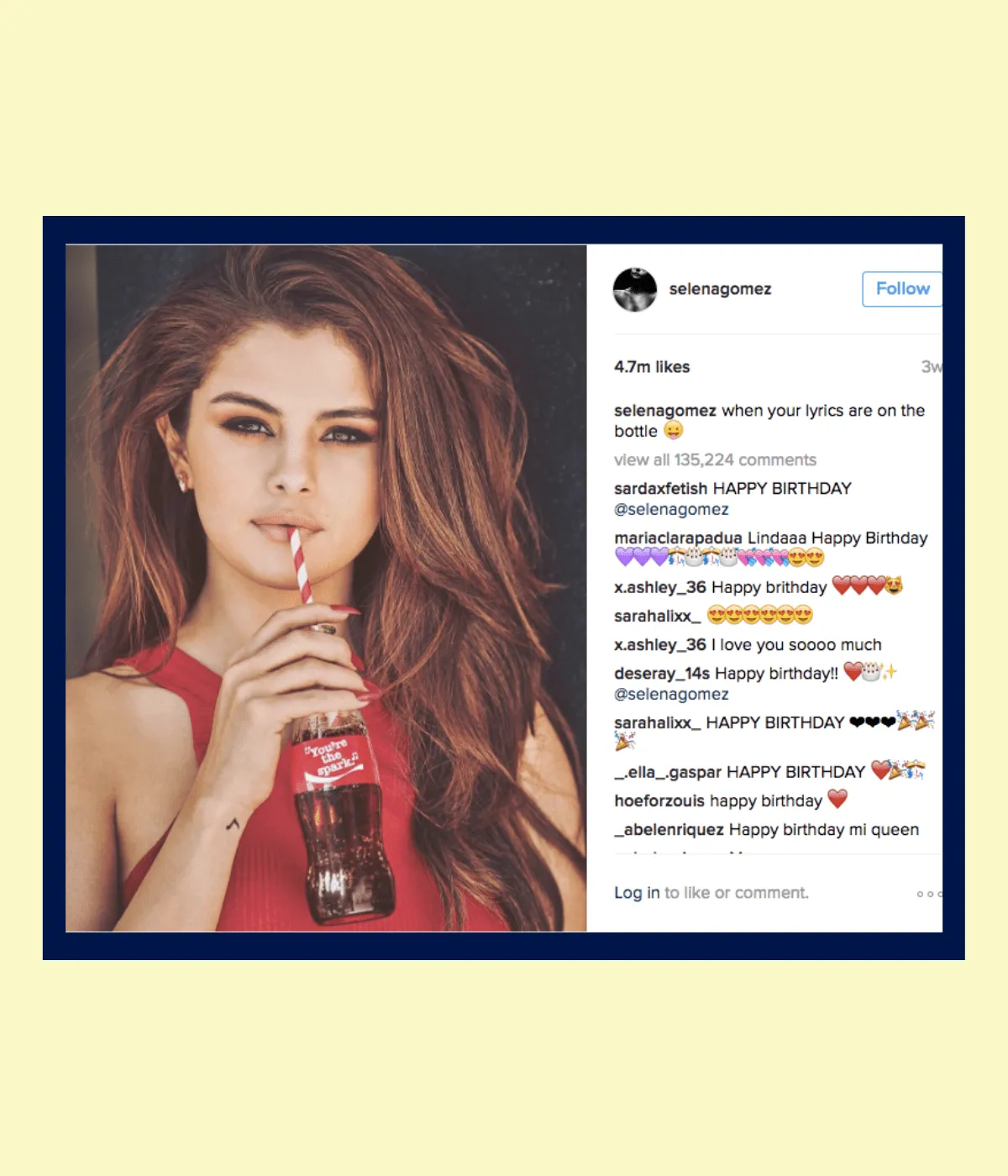 Influencer marketing exmaple