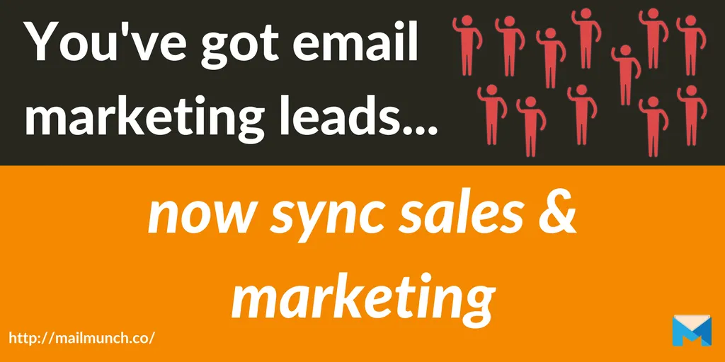 sales and marketing header email marketing list