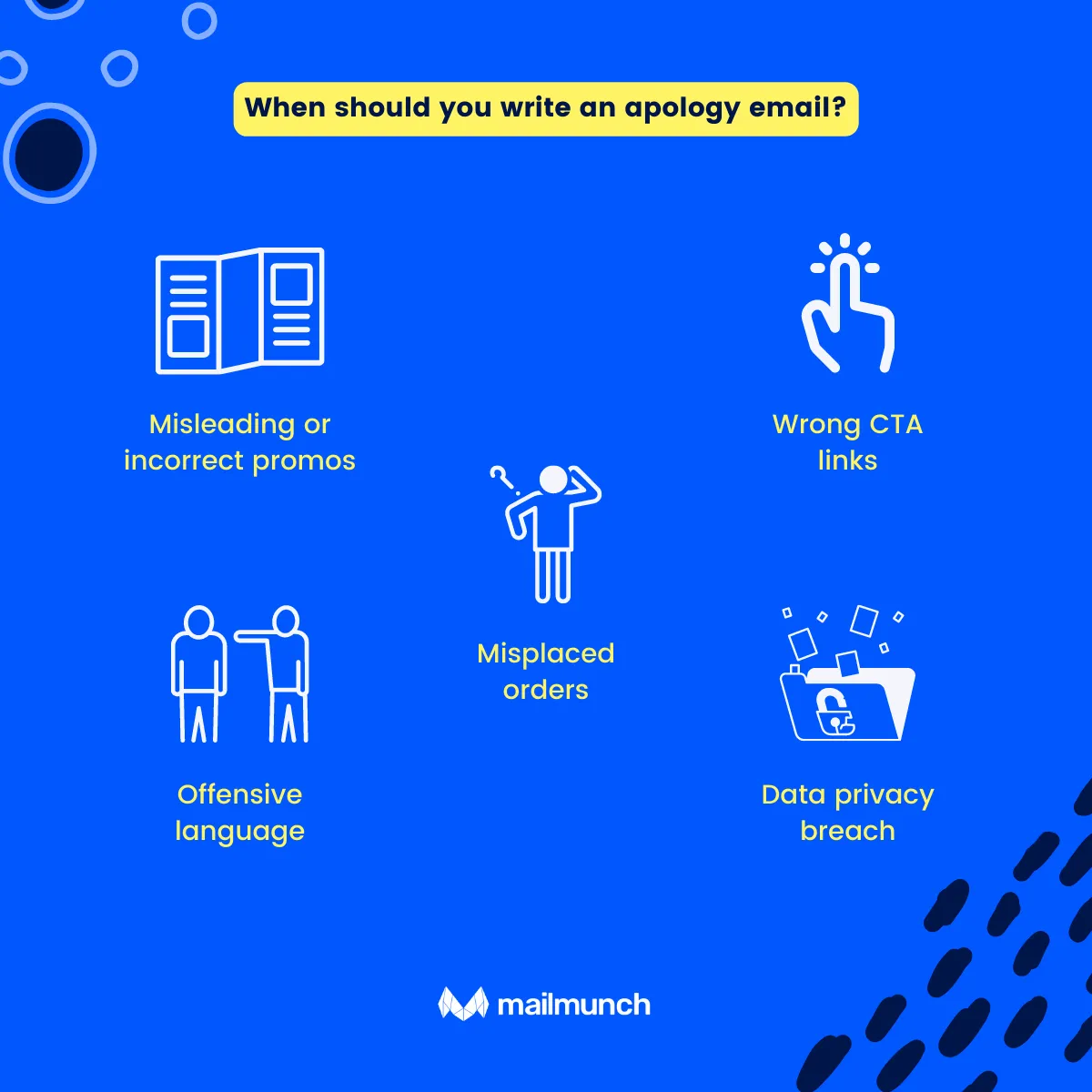 Infographic: When should you write an apology email?