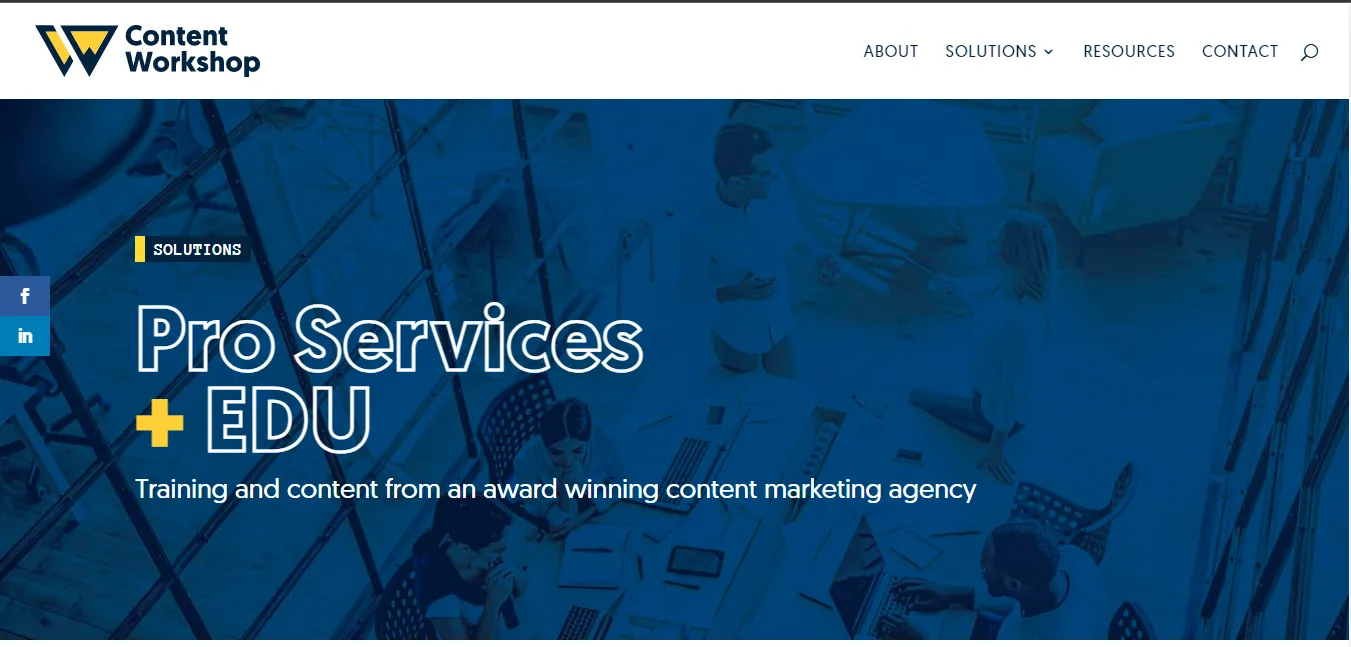 Best marketing newsletter example: Content Workshop