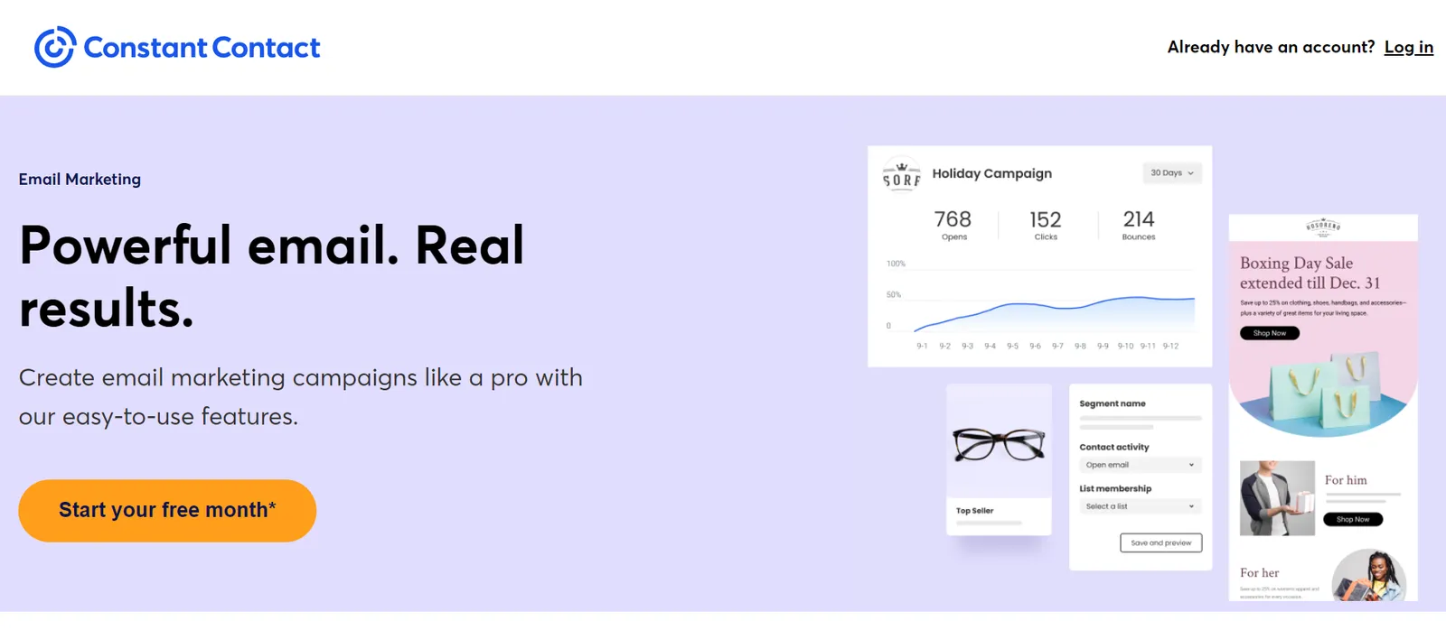 Best email newsletter software: Constant Contact
