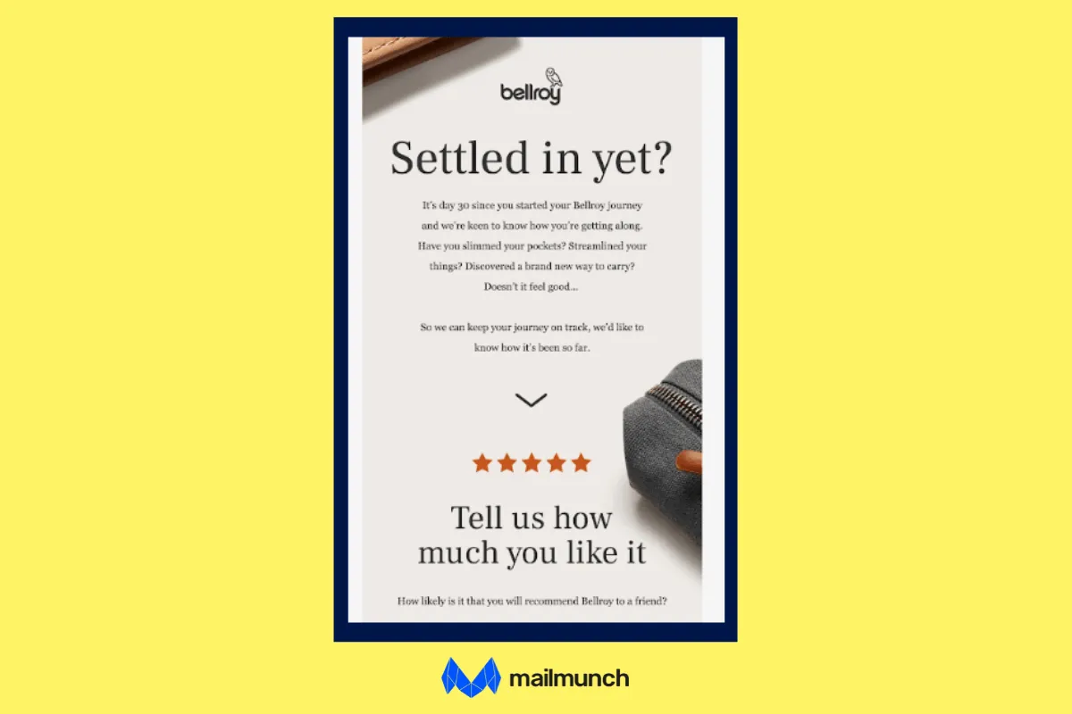 review request email