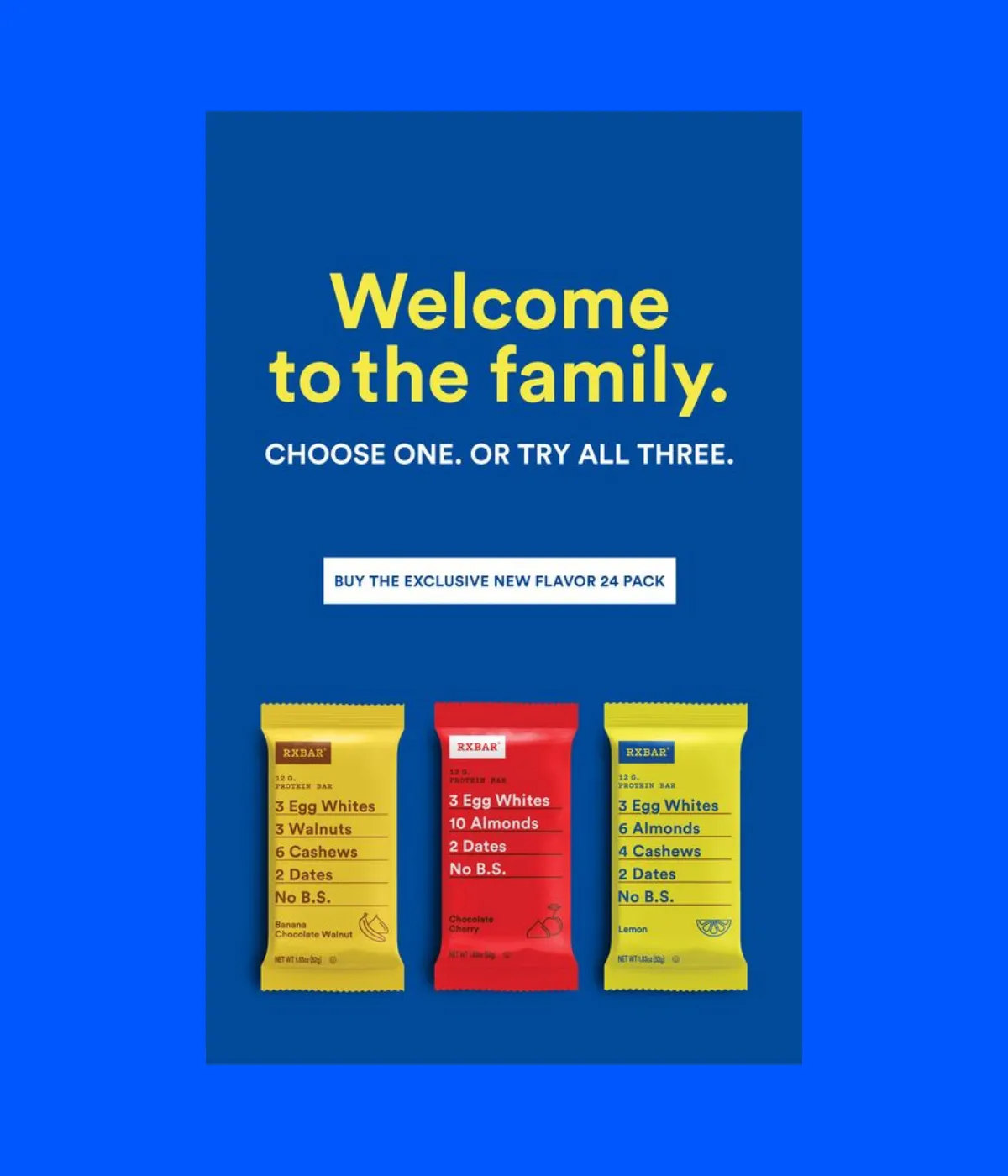 RXBAR offer email