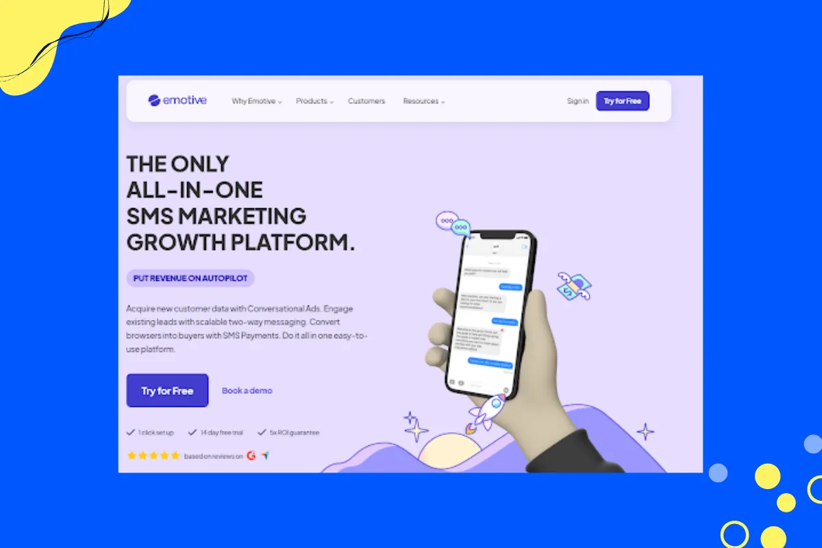 SMS marketing growth platform - Emotive
