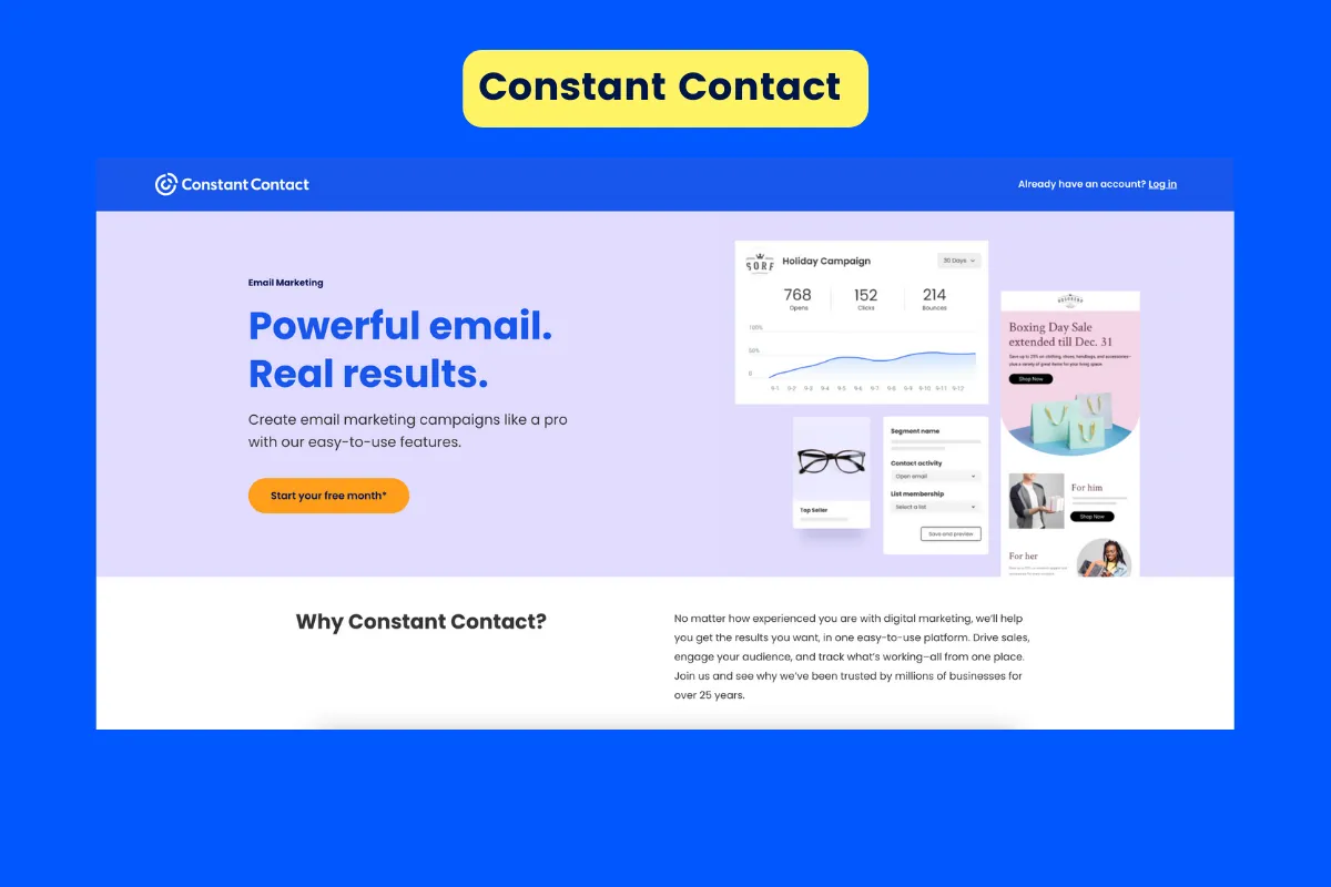 Best lead generation tool - Constant Contact