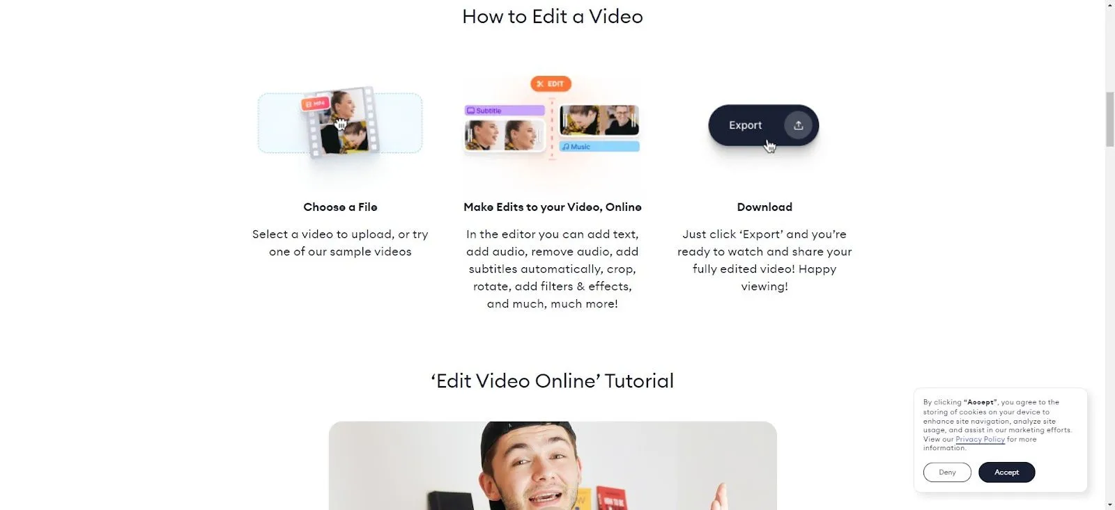 Use a static page instead of a slider