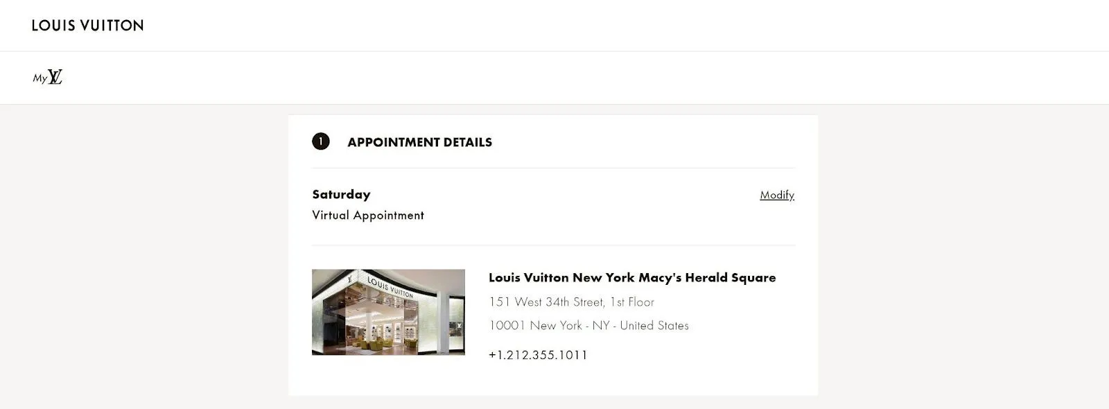 Omnichannel marketing example: Louis Vuitton