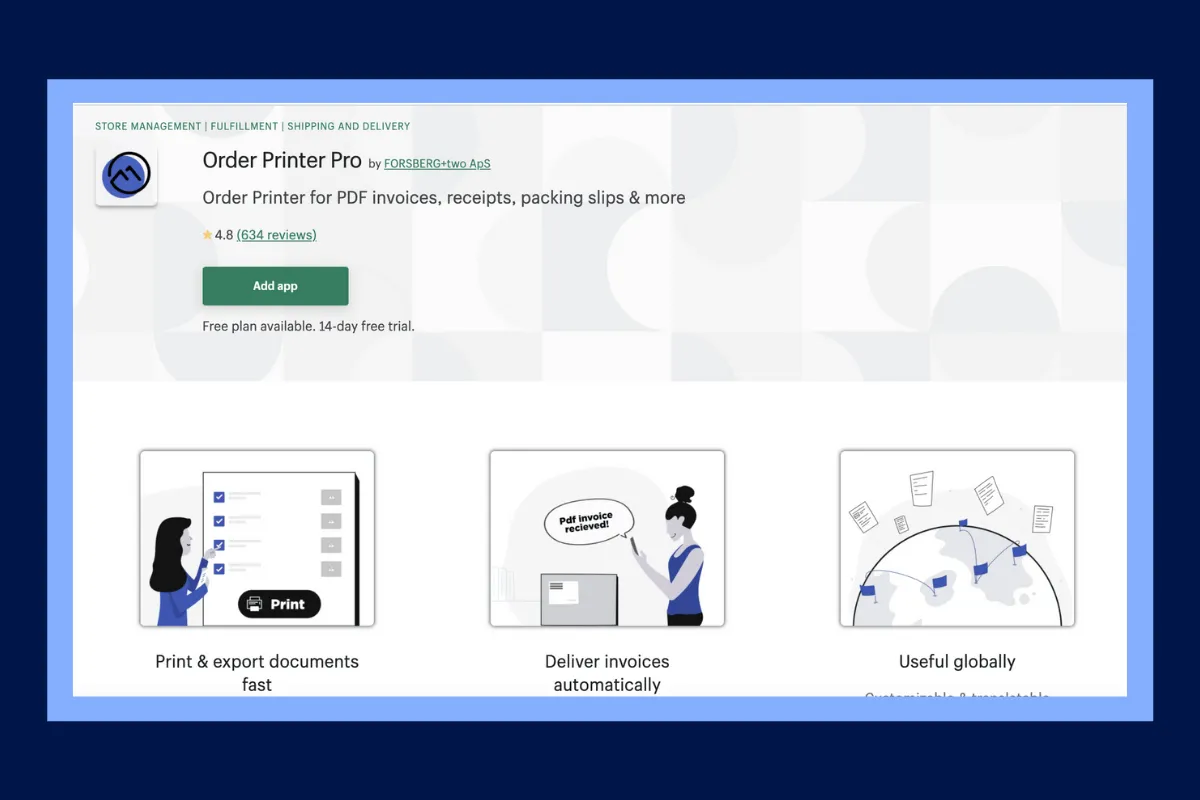 Order Printer Pro Shopify App