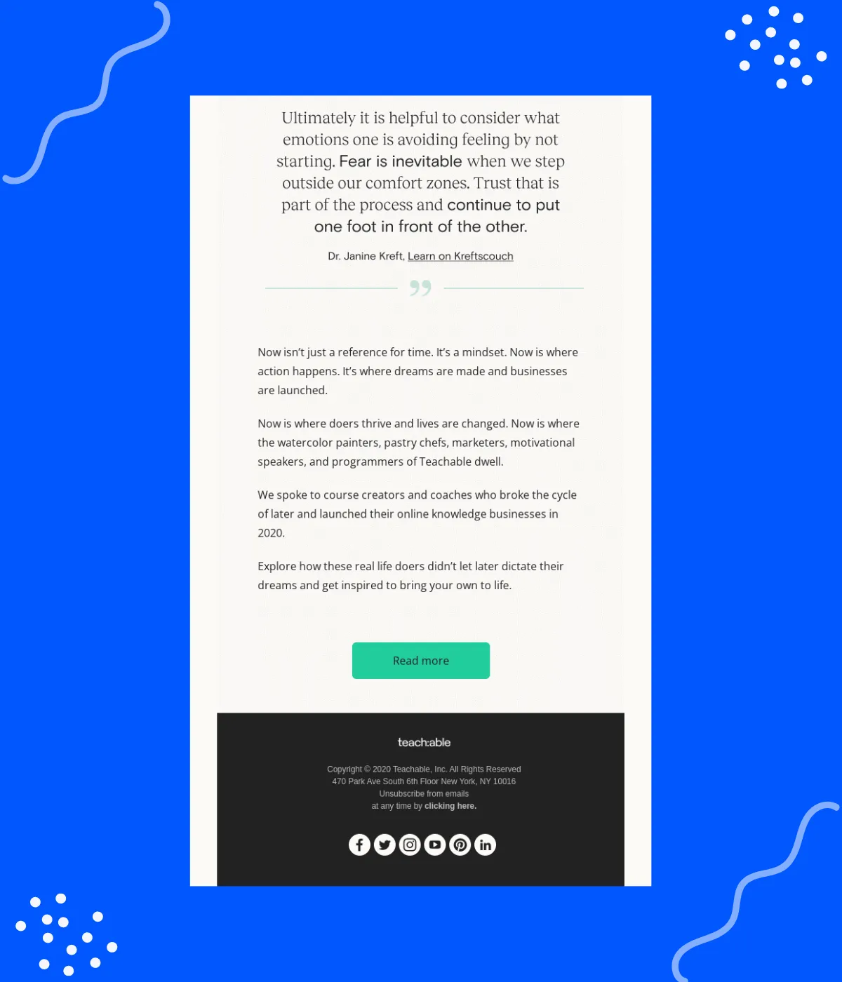 Be conversational - Flock example