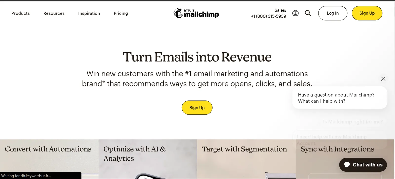 Best email newsletter software: Mailchimp