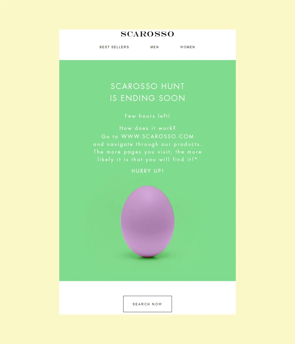 scarosso easter email