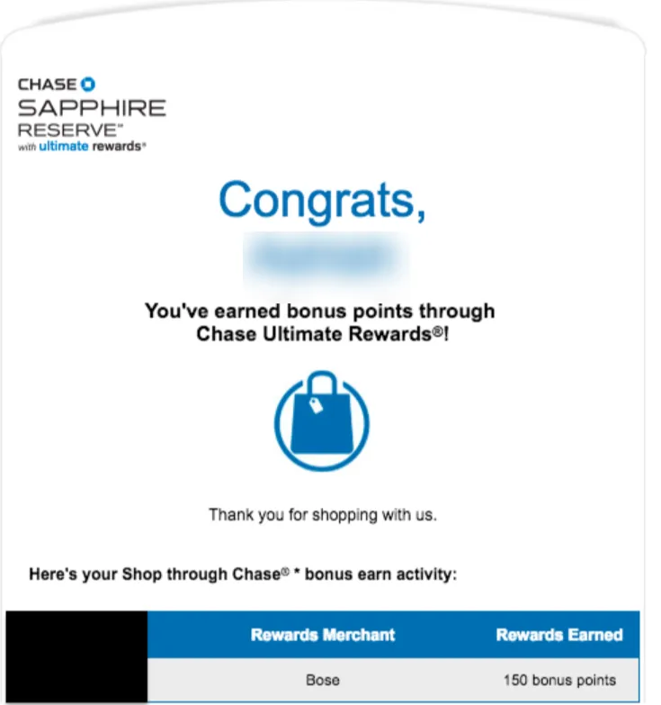 bonus notification email