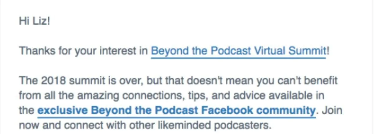 editorial newsletter screenshot