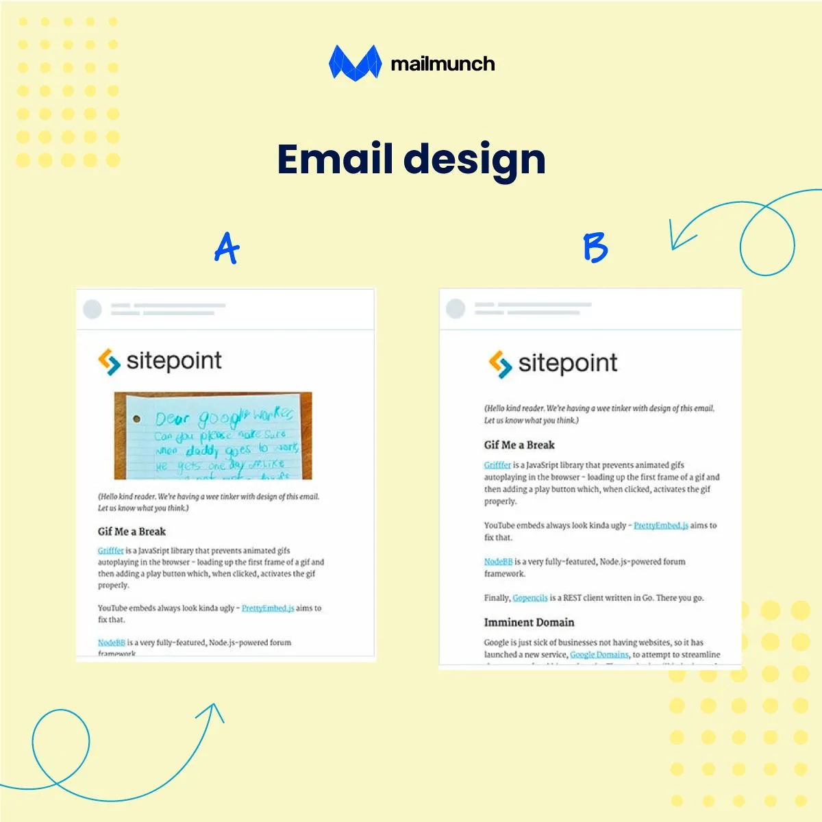 email design test