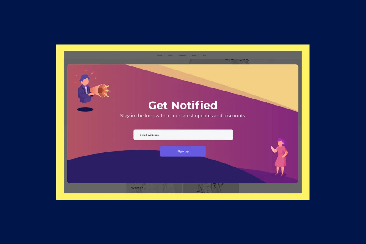 Pop-up form by Mailmunch