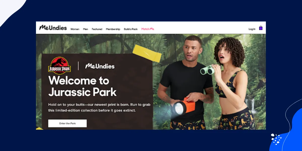 Examples of DTC Marketing: MmeUndies