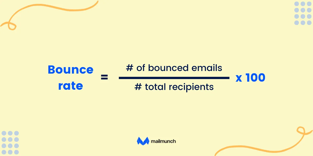 How to calculate email bounce rates?
