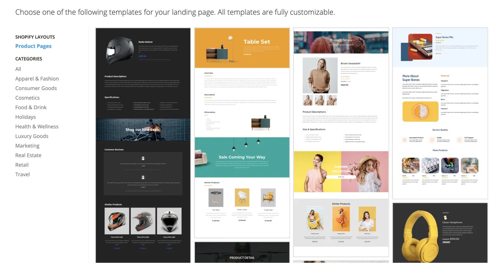 mailmunch themes for shopify product pages