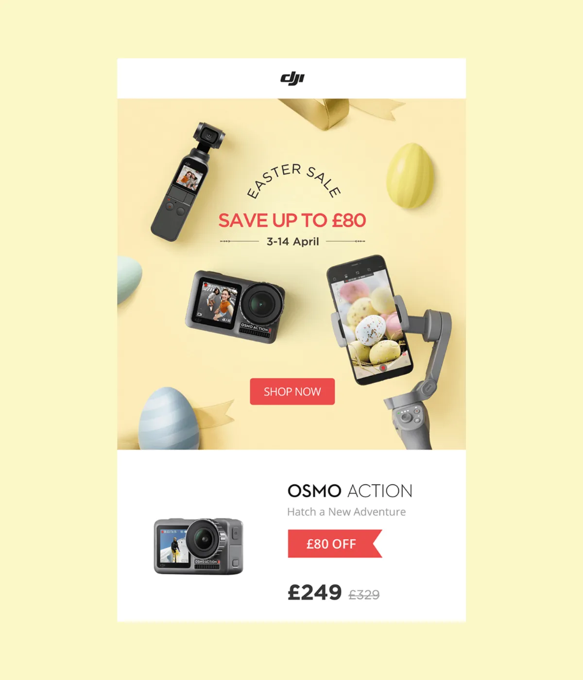 DJI easter email
