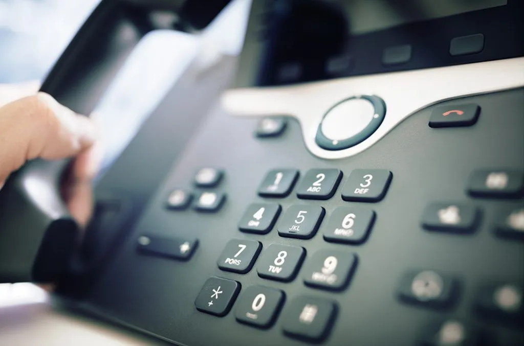 dialing a telephone