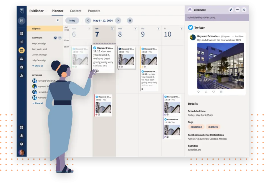 hootsuite features screenshot
