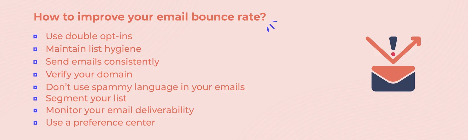 Infographic: How to improve your email bounce rate?